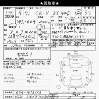 Honda CR-V лот № 2009 оценка 3.5  с аукциона в Японии 10