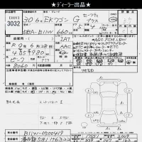 Mitsubishi EK WAGON лот № 3032 оценка 3.5  с аукциона в Японии 10