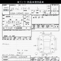 Daihatsu MIRA E S лот № 3093 оценка 3.5  с аукциона в Японии 9