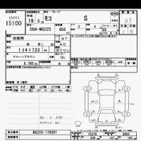 Nissan MOCO лот № 15100 оценка 3.5  с аукциона в Японии 5