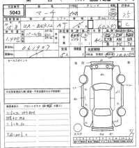 Nissan MARCH лот № 5043 оценка 3.5  с аукциона в Японии 7