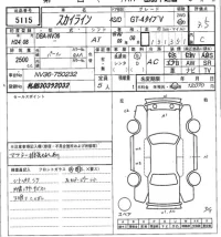 Nissan SKYLINE лот № 5115 оценка 3.5  с аукциона в Японии 7