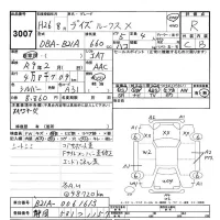 Nissan DAYZ ROOX лот № 3007 оценка R  с аукциона в Японии 9