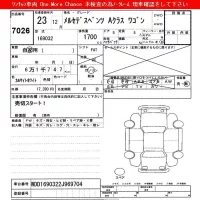 Mercedes-Benz A CLASS лот № 7026 оценка   с аукциона в Японии 3