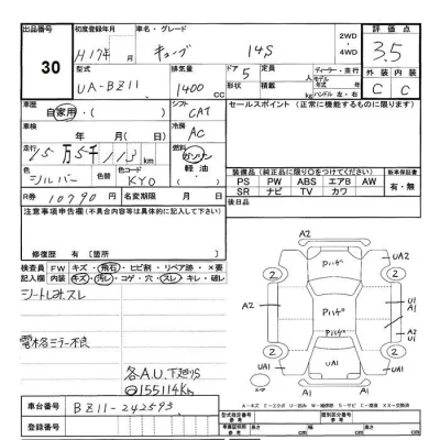 Nissan CUBE  с аукциона в Японии