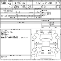 Honda N BOX лот № 5042 оценка 3.5  с аукциона в Японии 11