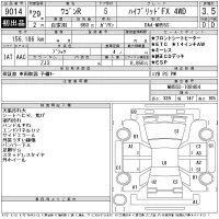 Suzuki WAGON R лот № 9014 оценка 3.5  с аукциона в Японии 11