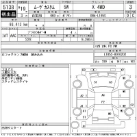 Daihatsu MOVE лот № 5138 оценка 3  с аукциона в Японии 11