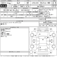 Nissan SERENA лот № 3311 оценка 3.5  с аукциона в Японии 11