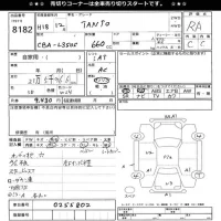 Daihatsu TANTO лот № 8182 оценка RA  с аукциона в Японии 3