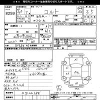 Mitsubishi COLT лот № 8259 оценка 3.5  с аукциона в Японии 9