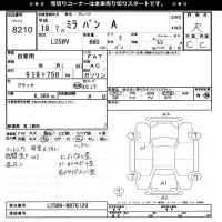 Daihatsu MIRA лот № 8210 оценка R  с аукциона в Японии 3