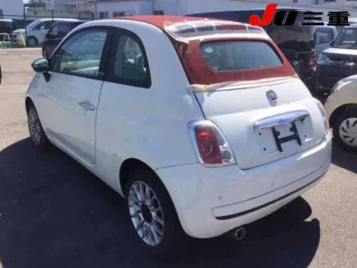 Fiat 500C  с аукциона в Японии