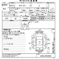 Mitsubishi MIRAGE лот № 90059 оценка 3.5  с аукциона в Японии 10