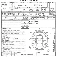 Suzuki JIMNY лот № 90065 оценка 3.5  с аукциона в Японии 10