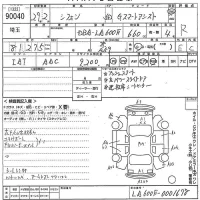 Subaru CHIFFON лот № 90040 оценка R  с аукциона в Японии 10
