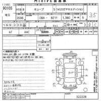 Nissan CUBE лот № 90105 оценка 3.5  с аукциона в Японии 10