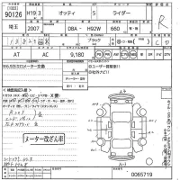 Nissan OTTI лот № 90126 оценка R  с аукциона в Японии 10