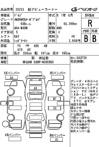 Nissan DAYZ лот № 20213 оценка R  с аукциона в Японии 7