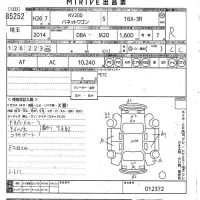 Nissan NV200 лот № 85252 оценка R  с аукциона в Японии 10