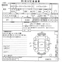 Nissan ROOX лот № 90316 оценка 3.5  с аукциона в Японии 10
