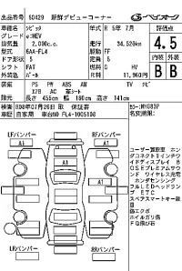 Honda CIVIC HYBRID лот № 60429 оценка 4.5  с аукциона в Японии 6