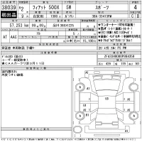 Fiat 500X лот № 38039 оценка 4  с аукциона в Японии 11