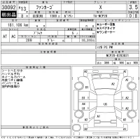 Toyota FUNCARGO лот № 30092 оценка 3.5  с аукциона в Японии 11
