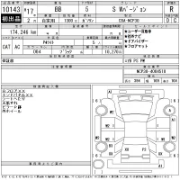 Toyota BB лот № 10143 оценка R  с аукциона в Японии 11