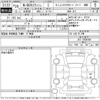 Honda N BOX SLASH лот № 3122 оценка 5  с аукциона в Японии 11