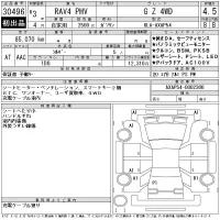 Toyota RAV4 лот № 30496 оценка 4.5  с аукциона в Японии 11
