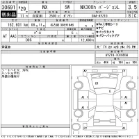 Lexus NX лот № 30691 оценка 3.5  с аукциона в Японии 11