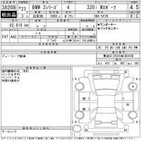 BMW 3-Series лот № 38208 оценка 4.5  с аукциона в Японии 11