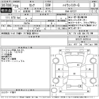 Nissan SERENA лот № 30708 оценка 3  с аукциона в Японии 11