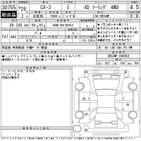 Mazda CX-3 лот № 30755 оценка 4.5  с аукциона в Японии 11