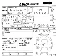 Mitsubishi MINICAB TRUCK лот № 8036 оценка R  с аукциона в Японии 5