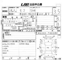 Nissan MOCO лот № 8090 оценка 3.5  с аукциона в Японии 5