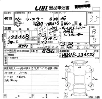 Suzuki HUSTLER лот № 4019 оценка 3.5  с аукциона в Японии 5