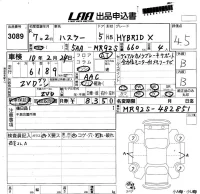 Suzuki HUSTLER лот № 3089 оценка 4.5  с аукциона в Японии 5