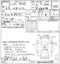Nissan ATLAS лот № 3502 оценка R2  с аукциона в Японии 7