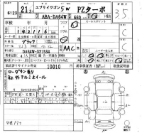 Suzuki EVERY WAGON лот № 6123 оценка 3.5  с аукциона в Японии 6