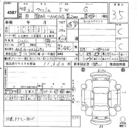 Toyota WISH лот № 4587 оценка 3.5  с аукциона в Японии 4