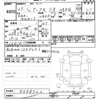 Toyota MARK X ZIO лот № 4605 оценка 3.5  с аукциона в Японии 6