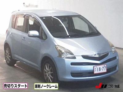 Toyota RACTIS  с аукциона в Японии
