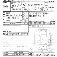 Mitsubishi MINICAB VAN лот № 2098 оценка 3.5  с аукциона в Японии 8