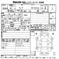 Nissan CUBE лот № 3049 оценка R  с аукциона в Японии 7