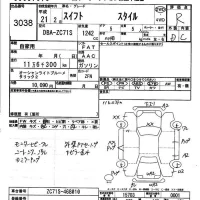 Suzuki SWIFT лот № 3038 оценка R  с аукциона в Японии 4