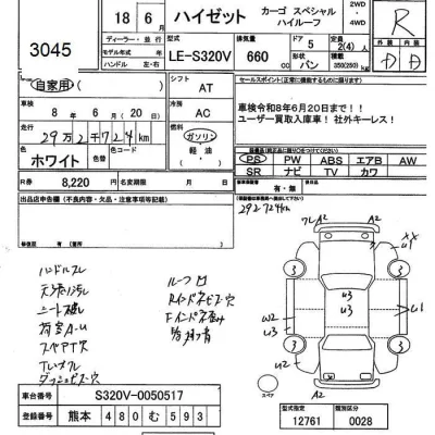 Daihatsu HIJET VAN  с аукциона в Японии