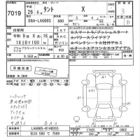 Daihatsu TANTO лот № 7019 оценка 3  с аукциона в Японии 3