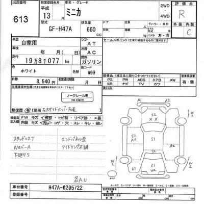 Mitsubishi MINICA  с аукциона в Японии